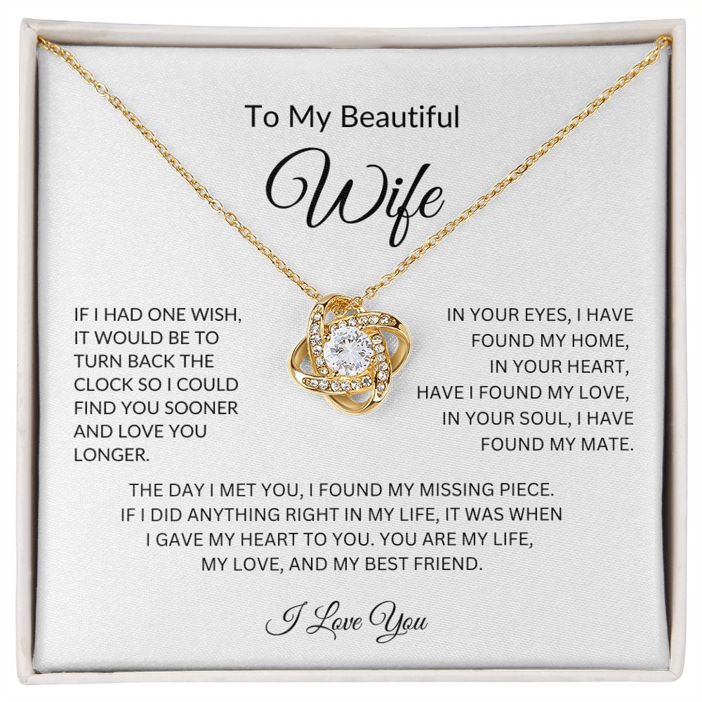 To My Beautiful Wife